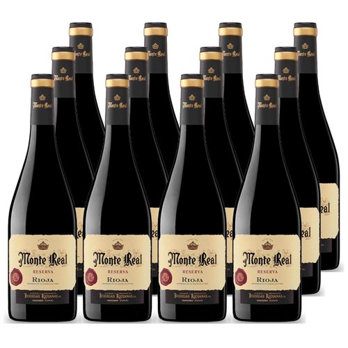 Case of 12 Monte Real Reserva 75cl Red Wine